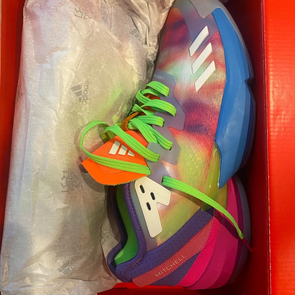Adidas Mitchell Multicolor Basketball Shoes